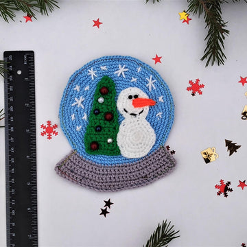 Crochet Christmas coasters