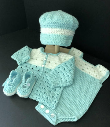 Baby Boy Newborn-3 Months Outfit with Romper