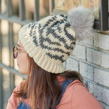 Zebra Print Hat