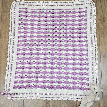 Highland Heather Blanket Crochet Pattern #304