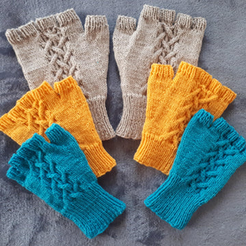 Entwined Fingerless Gloves
