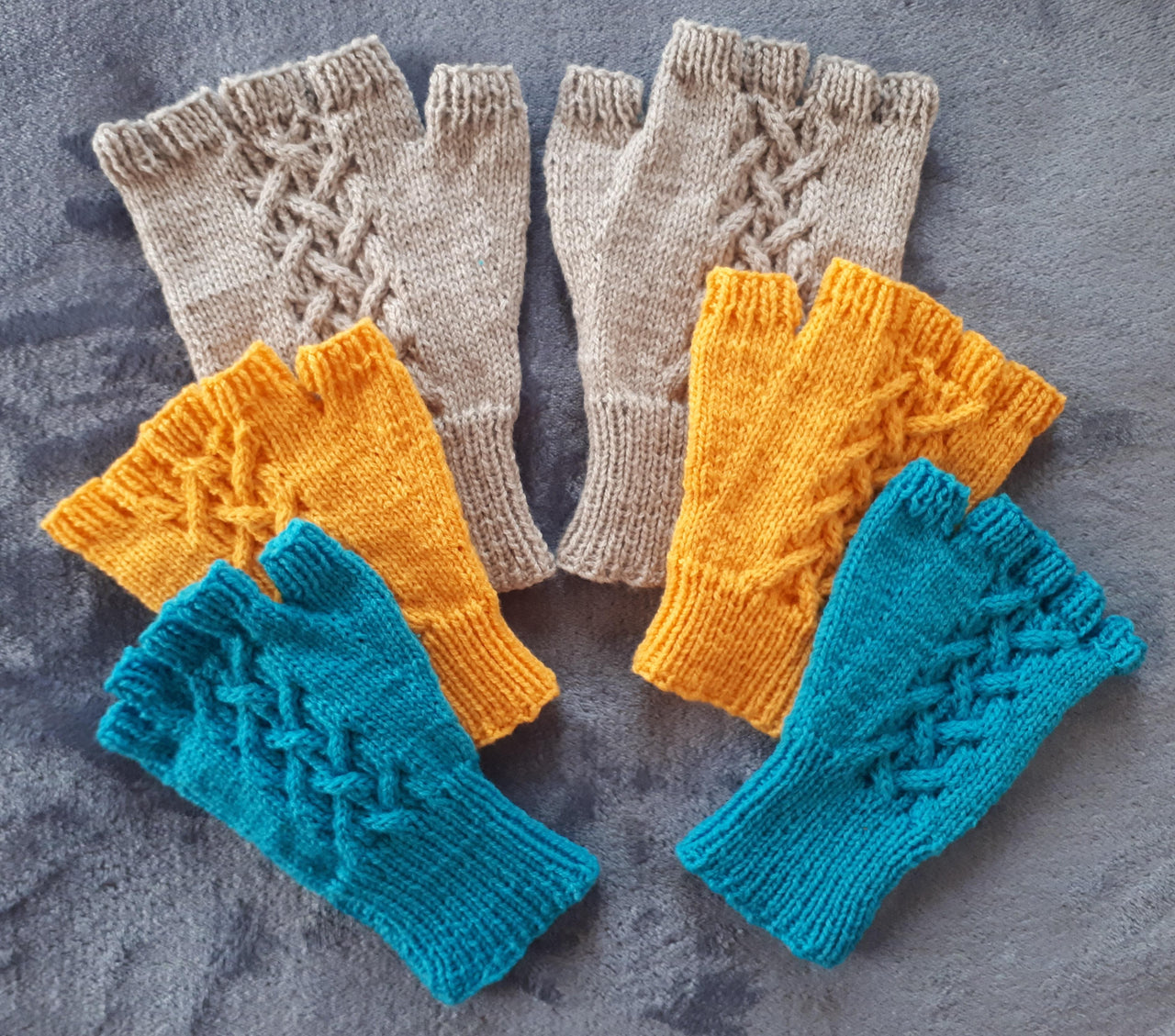 Entwined Fingerless Gloves