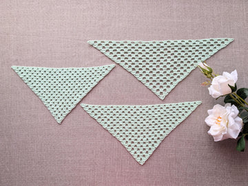 3-in-1: Crochet Bandana, Shawl, Baktus #105