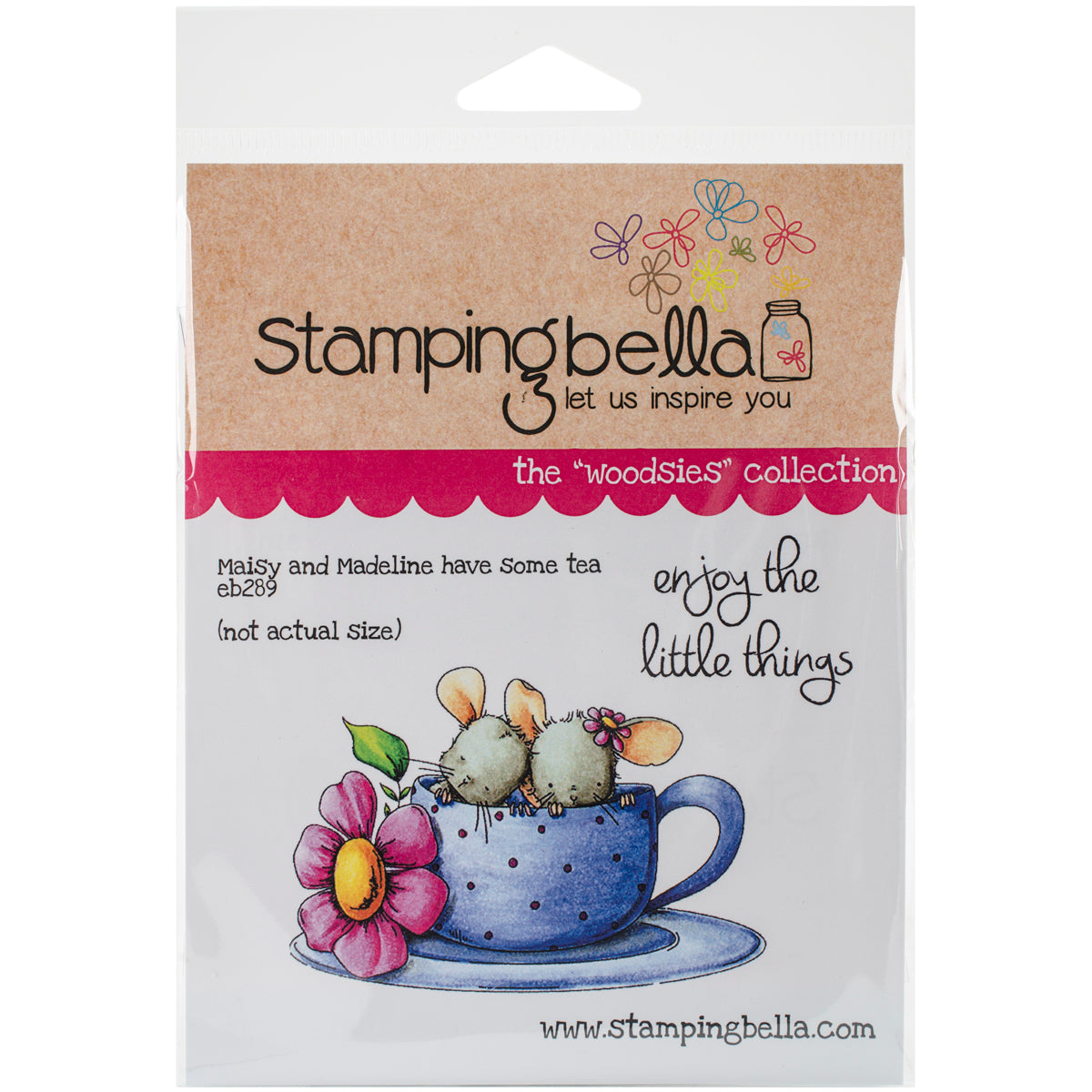 Stamping Bella Cling Stamps - Maisy & Madeline Have Some Tea