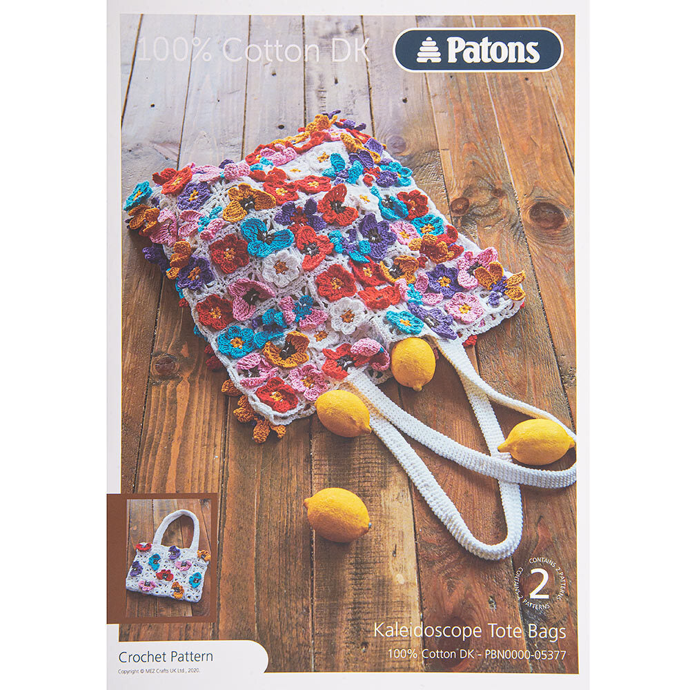 Bags in Patons 100% Cotton DK - Leaflet