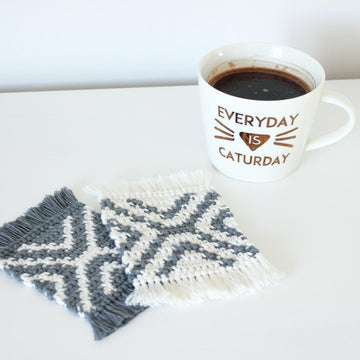 Geometric Mug Rug