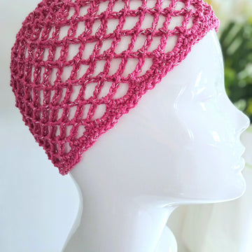 Diamond Mesh Party Skull Cap