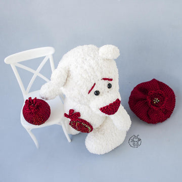 Bear with Pomegranate