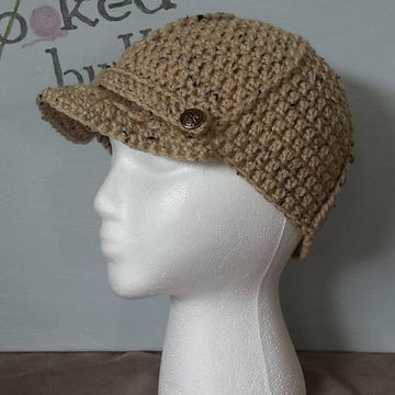 Ponytail Newsboy Cap