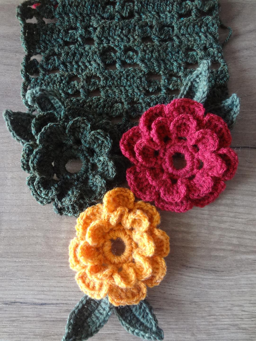 Cottage Rose Patchwork Scarf