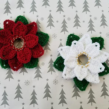 Upcycled Poinsettias
