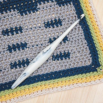 Garden Fence Crochet Blanket