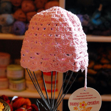 Scalloped Baby Hat Crochet Pattern