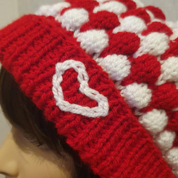 Sweet Heart #1 Slouch Hat in Aran