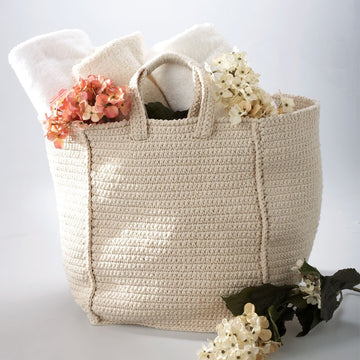 Cottage Bag in Bernat Handicrafter Cotton Solids