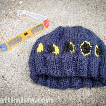 Solar Eclipse Knit Hat