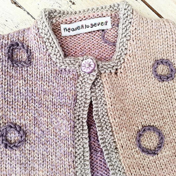 Single Button Girl's Cardigan