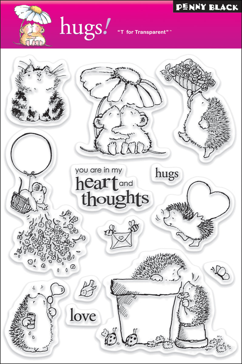 Penny Black Clear Stamps - Hugs