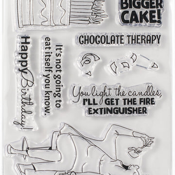 Art Impressions Clear Stamps - Chocolate Therapy