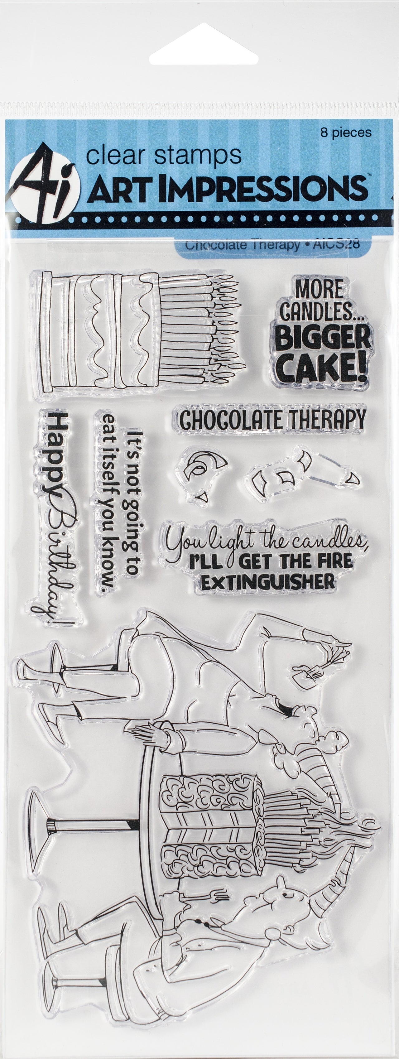 Art Impressions Clear Stamps - Chocolate Therapy