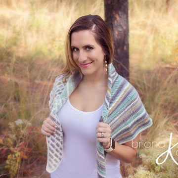 Brick and Mortar Shawl Crochet