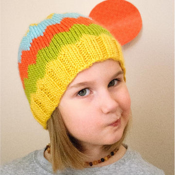 The Citron Chevron Hat
