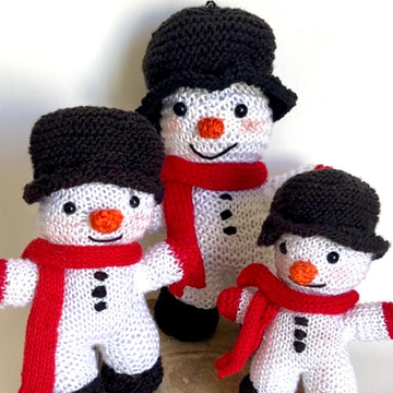 Snowman Knitting Pattern