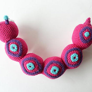 Absolom the Caterpillar Crochet Pattern, Centipede Amigurumi, Caterpillar Amigurumi