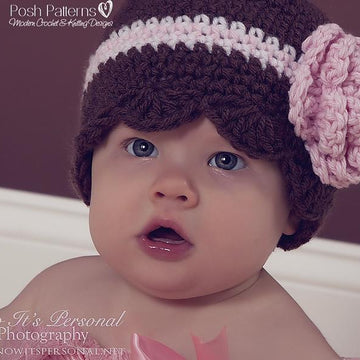 Petal Edge Crochet Beanie Hat Pattern 196