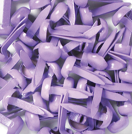 Doodlebug Mini Brads .125" 25/Pkg - Lilac