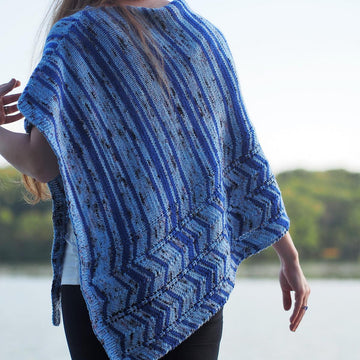 Ocean Current Poncho