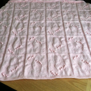 Baby Footprints Blanket