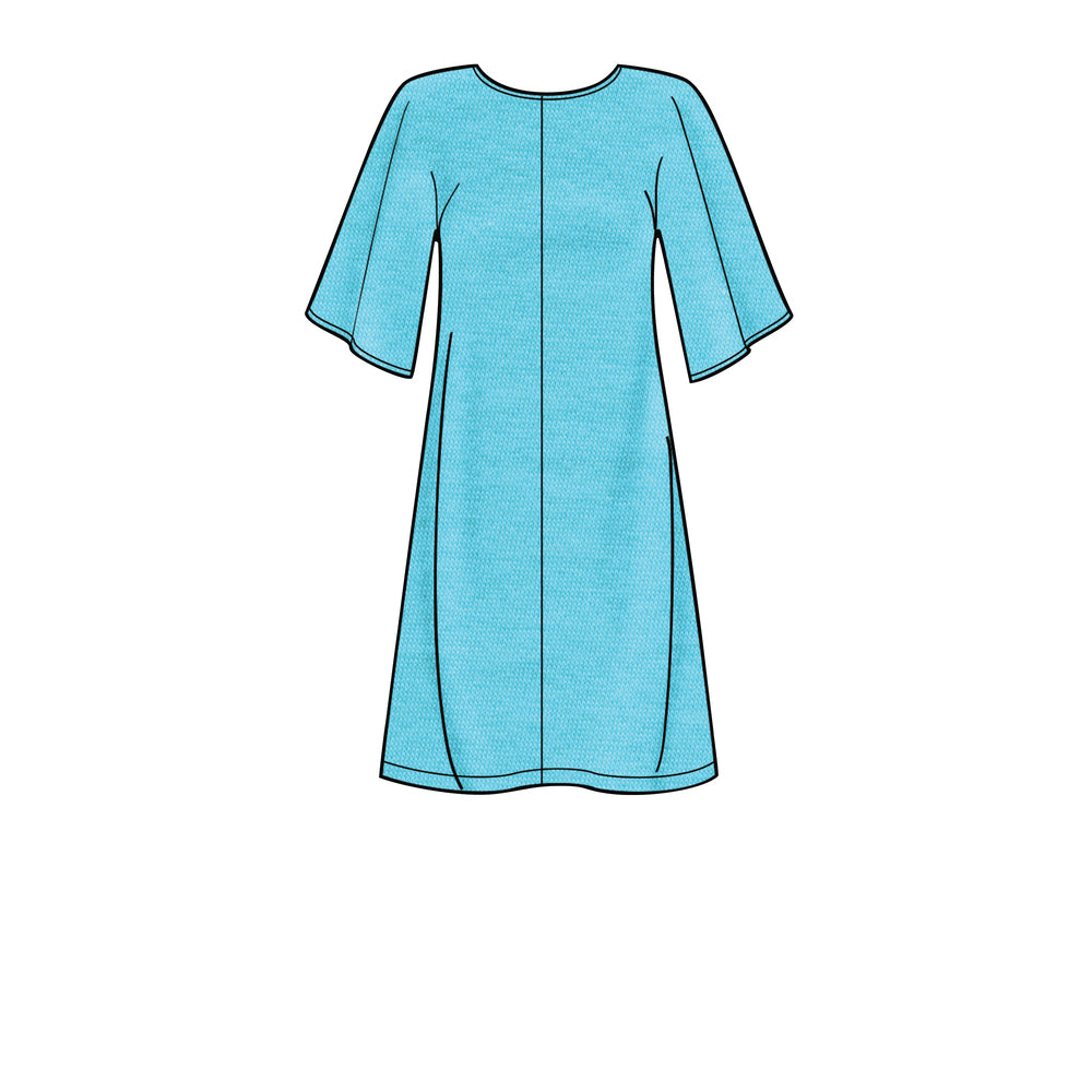 Simplicity S8981 Misses Front Tie Dresses - Sewing Pattern