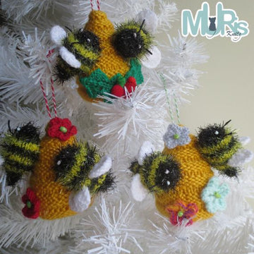 Christmas Bee Ornament