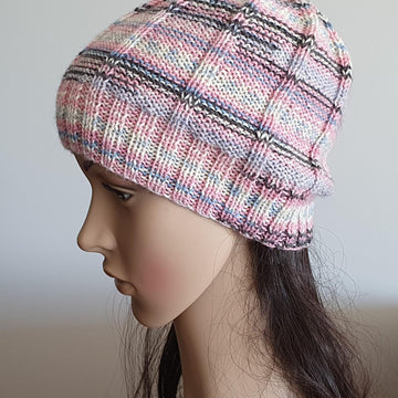 Mahoney - 4ply reversible family beanie - Sizes 2 years to man