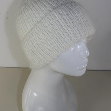 Fluffy 1x1 Rib Beanie Hat