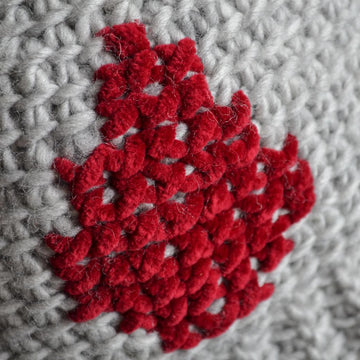 Crimson drop beanie
