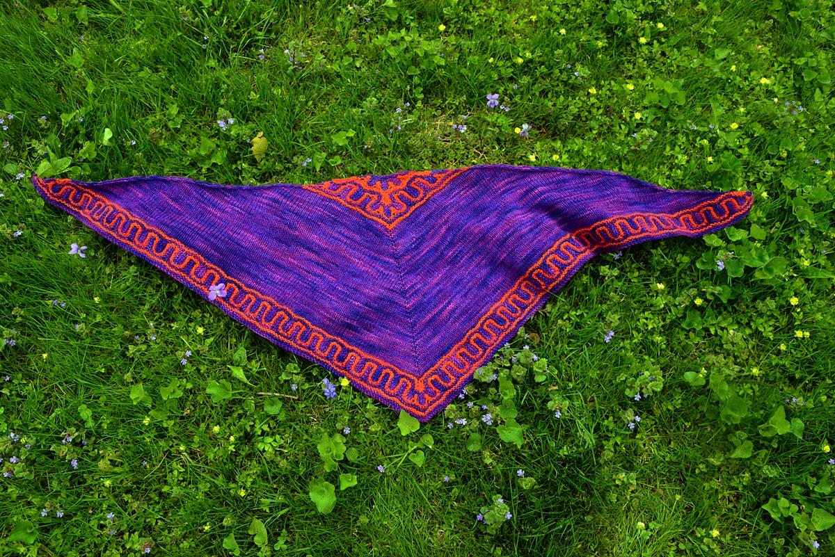 Lotus Flower Shawlette