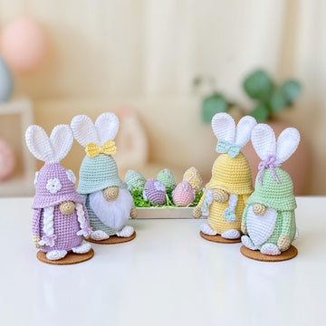 Spring Easter Bunny Gnome