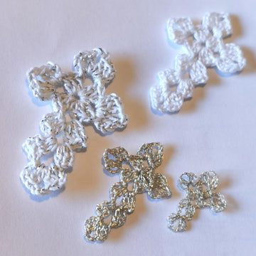 Crochet Cross favor pattern