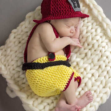 Newborn Firefighter Outfit