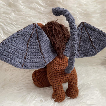 Manticore amigurumi doll