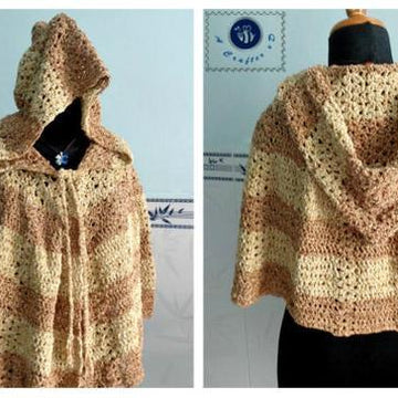 Scent of Spring hooded cape