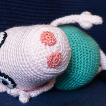 Crochet Pattern for the Father from Pig with Pep!