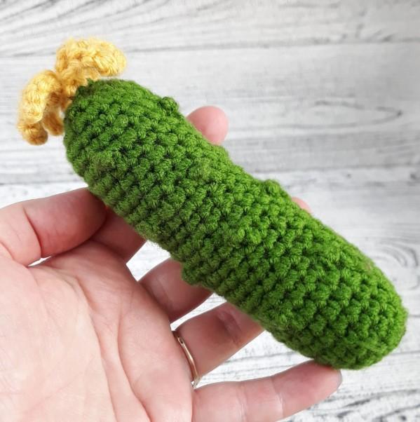 Crochet Cucumber Pattern: Montessori Baby Toy (PDF Pattern)