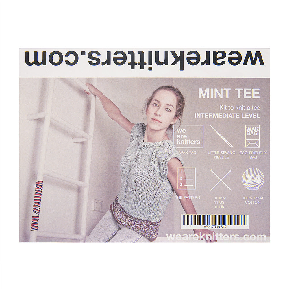 Sticker - Mint Tee in We Are Knitters The Cotton Wool