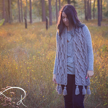 Infinity Chic Sheep Cable Scarf
