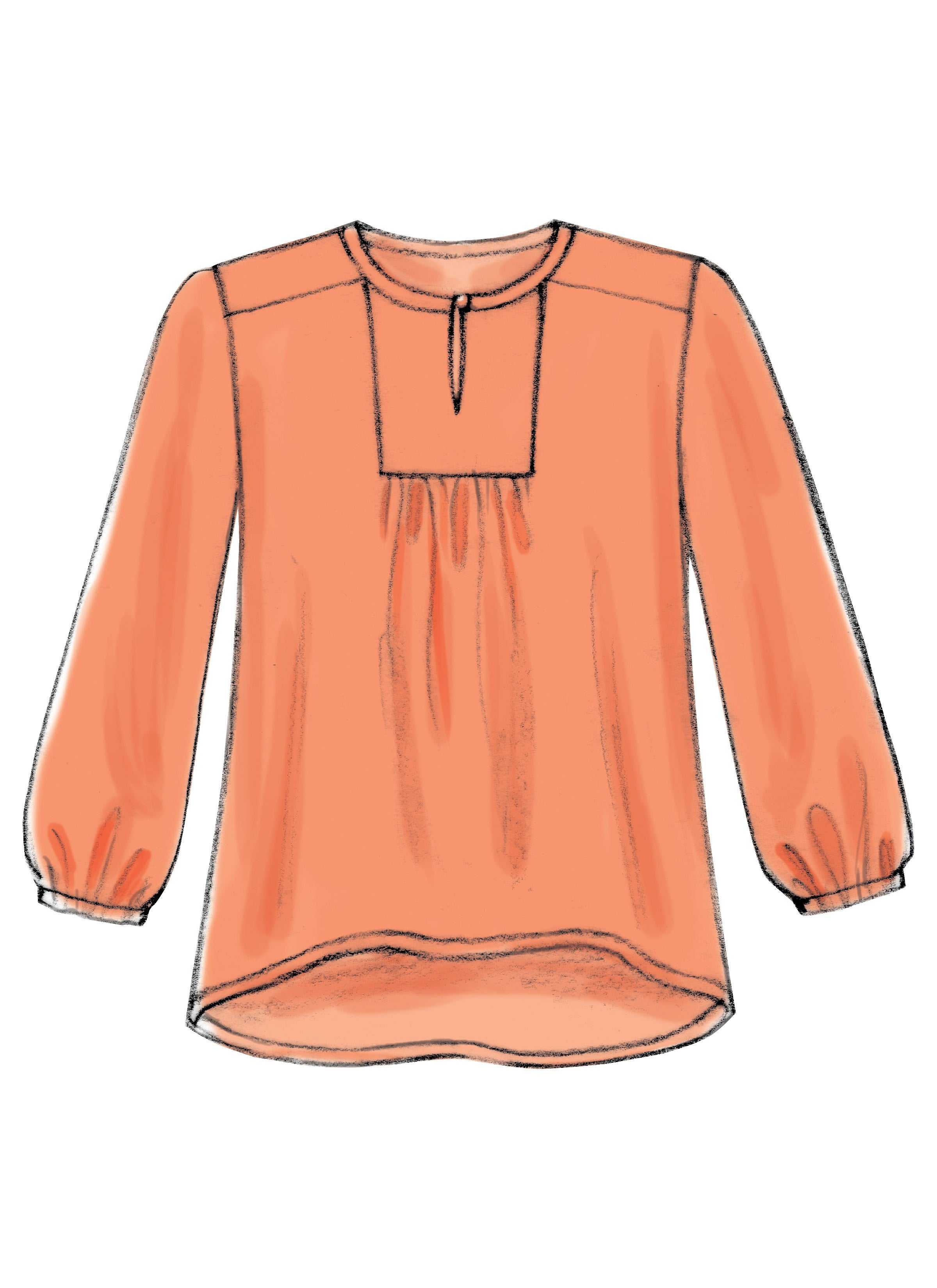 McCall's Misses' Tops M7284 - Sewing Pattern