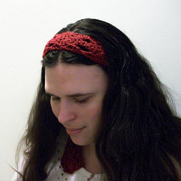 Diamond Lace Headband/ Hair Scarf /skinny scarf