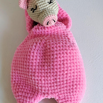 Sleepy Pig Comforter, Pig Lovey